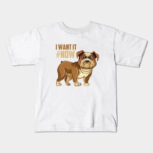 Bull Dog Angry T-shirt Kids T-Shirt